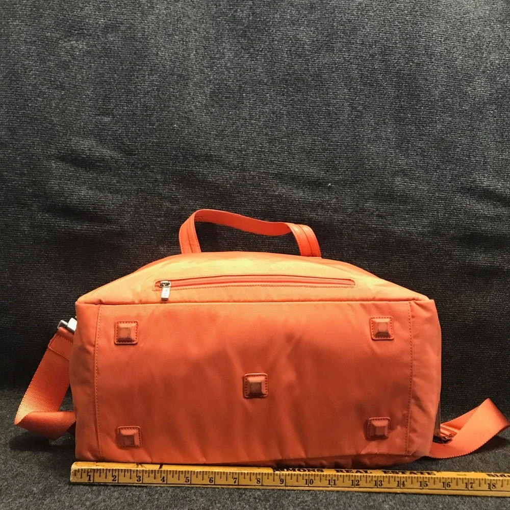 Tumi Model 4892MLN Voyageur Tangerine Nylon Weekender Travel Shoulder Duffel Bag